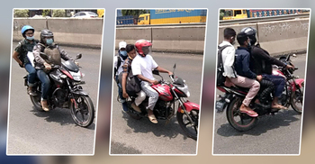 ঈদযাত্রায় ভরসা এবার মোটরসাইকেল!