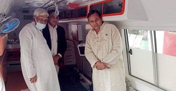 ভারতের উপহার আইসিইউ অ্যাম্বুলেন্স পেল চুয়াডাঙ্গা পৌরবাসী