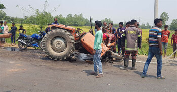 ট্রাকচাপায় প্রাণ গেল শ্রমিকের