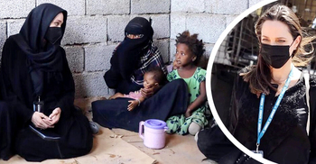 Angelina Jolie arrives in Yemen to aid refugees