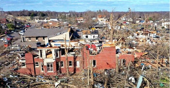 Powerful tornadoes kill more than 80 in six US states