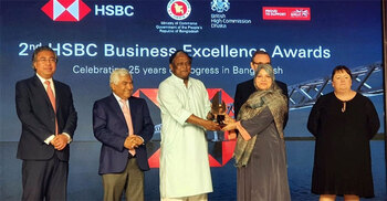 PRAN-RFL receives HSBC Business Excellence awards