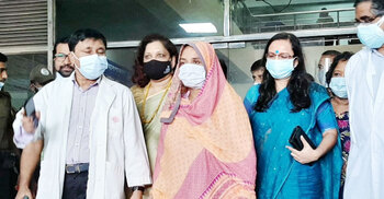 UNO Wahida discharged from hospital