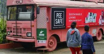 Buses turned into women's toilets