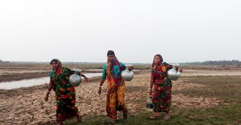 সমুদ্র উপকূলে সুপেয় পানির হাহাকার