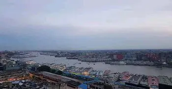 Water transport workers' strike on