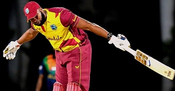 Windies captain Pollard hits six sixes