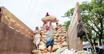 চার বছর পর জয়পুরহাটে এলো আমদানির গম, প্রভাব বাজারে