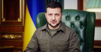 Zelensky urges global protests against Russia’s war