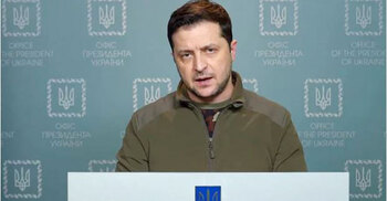 Zelensky condemns NATO for ruling out Ukraine no-fly zone