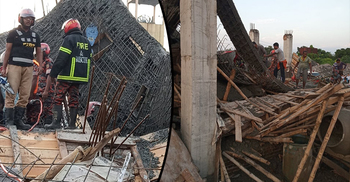 বড়পুকুরিয়ায় নির্মাণাধীন ভবনের ছাদ ধসে দুই শ্রমিক নিহত
