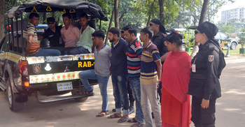 ২০০ চুরি-ডাকাতির মূলহোতা শহীদসহ টঙ্গীতে আটক ৮