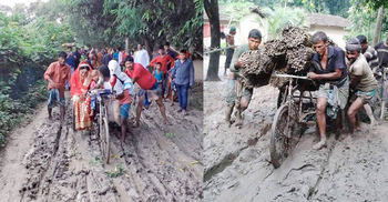 হাঁটু-কাদার তিন কিলোমিটার