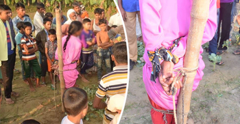 স্বামীর কাছে ঘর ভাড়ার টাকা চাওয়ায় খুঁটিতে বেঁধে নির্যাতন