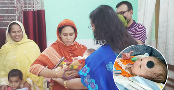 মায়ের কোলেই ফিরলো রাজকন্যা রুমঝুম