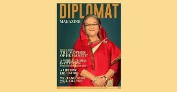 Netherlands-based Diplomat Magazine runs cover story featuring Hasina