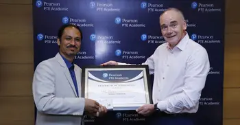 Pearson recognizes Neiman: The best PTE preparation centre