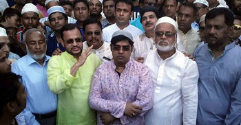 সিলেটে দুই ওলির মাজার জিয়ারত করলেন এরশাদপুত্র