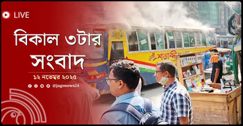 বিকাল ৩টার নিউজ আপডেট | বুধবার, ১২ নভেম্বর ২০২৫