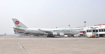 ঢাকায় জুবাইদাকে বহনকারী বিমান