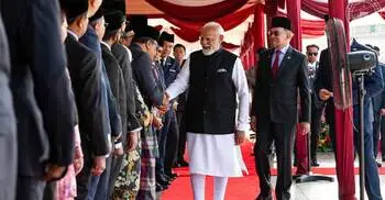 পেরদানা পুত্রায় নরেন্দ্র মোদীকে রাষ্ট্রীয় সংবর্ধনা