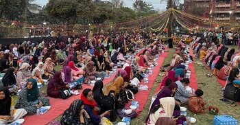১২০০ নারী শিক্ষার্থী নিয়ে ডাকসুর গণইফতার 