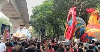 কড়া নিরাপত্তায় শেষ হলো বৈশাখী শোভাযাত্রা