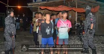 মালয়েশিয়ার কুচিংয়ে বিশেষ অভিযানে ৪৫ বিদেশি আটক