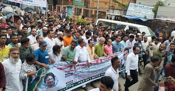 নারায়ণগঞ্জে বিএনপির পদযাত্রায় মোবাইল চোরের উপদ্রব