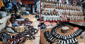 ঈদ ঘিরে দম ফেলার ফুরসত পাচ্ছেন না ভৈরবের লক্ষাধিক জুতার কারিগর