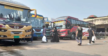 গাবতলী ফাঁকা, যাত্রীর দেখা নেই