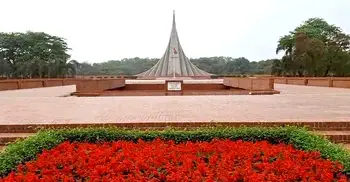শ্রদ্ধায় সিক্ত হতে প্রস্তুত জাতীয় স্মৃতিসৌধ