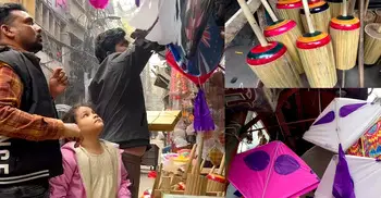 সাকরাইন ঘিরে ঘুড়ি বিক্রির ধুম