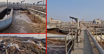 সাভারের ট্যানারি বর্জ্য কেড়ে নিচ্ছে ধলেশ্বরীর প্রাণ