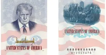 মার্কিন পাসপোর্টে নিজের ছবি বসাচ্ছেন ট্রাম্প