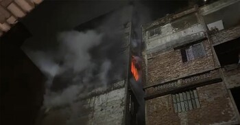 এবার পুরান ঢাকায় জুতার কারখানায় আগুন