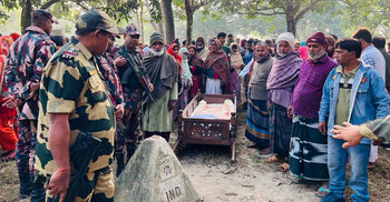 বিজিবির সহায়তায় বৃদ্ধার মরদেহ দেখার সুযোগ পেলেন বাংলাদেশি স্বজনরা