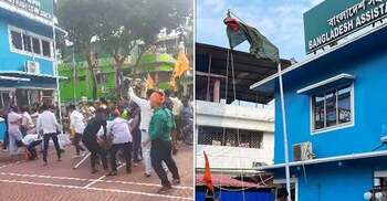 Attack on Bangladesh Asst HC in Agartala, nat’l flag burnt