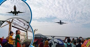 ঢাকার যেখানে দেখবেন উড়োজাহাজ ওঠা-নামার দৃশ্য