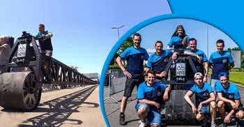 ১৮০ ফুট চওড়া সাইকেল তৈরি করে বিশ্বরেকর্ড