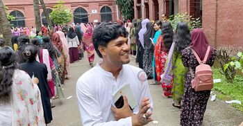 অনুমতি নিয়েই ঢুকেছি, বললেন ছাত্রদলের ভিপি প্রার্থী আবিদুল