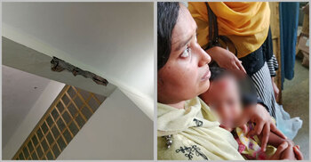 রামেক হাসপাতালে ছাদের কার্নিশ ভেঙে শিশু আহত