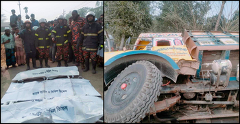 Mother, daughter among 3 killed as truck hits auto-rickshaw