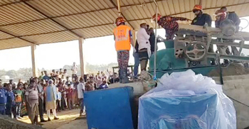 ইটভাটায় কনভেয়ার বেল্ট মেশিনে পড়ে প্রাণ গেলো শ্রমিকের