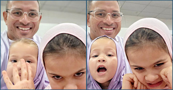 মেয়েদের নিয়ে খাজার ঈদ নামাজ, বিধ্বস্ত দেশবাসীকে ভুললেন না নবী