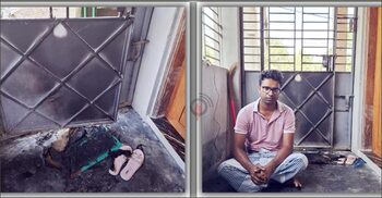 এনসিপি নেতার বাড়ির ফটকে আগুন, পুড়লো স্যান্ডেল-পাপোশ