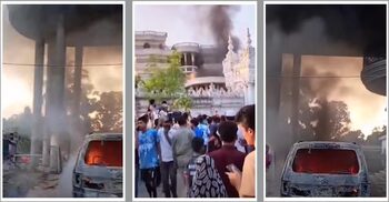 উত্তরায় সাবেক এমপির ভাইয়ের বাড়িতে আগুন