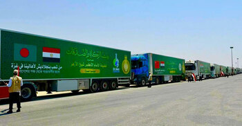 Aid convoy from Bangladesh, global partners reaches Gaza