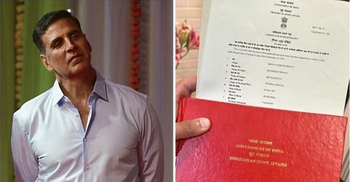 Akshay Kumar gets Indian citizenship, shares proof on Twitter