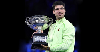 Youngest Alcaraz rewrites tennis history, sweeps career grand slam